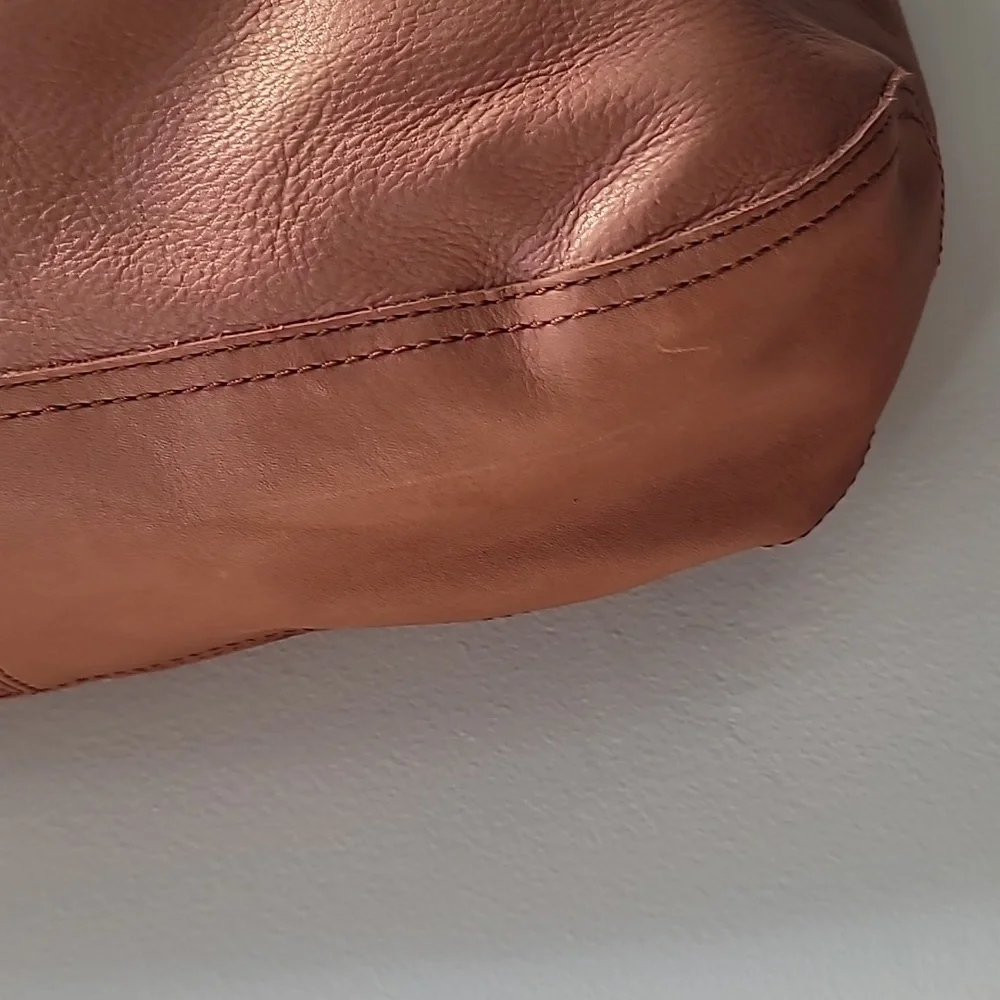 NWOT Old Navy Brown Leather Tote Bag - Picture 5 of 12